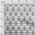 thumbnail image 1 of oneOone Silk Tabby Fabric Diamond & Swirl Ikat Print Fabric By Yard 42 Inch Wide, 1 of 4