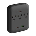 thumbnail image 2 of Desktop Wall Mount Charging Socket 3 AC Outlets 1 USB 1 Type-C, 2 of 6