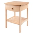 thumbnail image 1 of Claire Table de chevet avec tiroir en fini naturel, 1 of 9