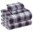 thumbnail image 1 of RUVANTI Draps-housses 100 % Coton, Percale, Parure de Lit Double, Coloris Prussien, 1 of 5