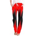 thumbnail image 1 of FAIWAD Womens Linen Pants Straight Leg Loose Drawstring Sweatpants Summer Plus Size Lounge Joggers Pants, 1 of 4