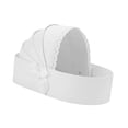 thumbnail image 1 of GUOOL Baby Shower Box Flower Box Birthday Gift Box Home Decor Cradle Floral Basket White, 1 of 9