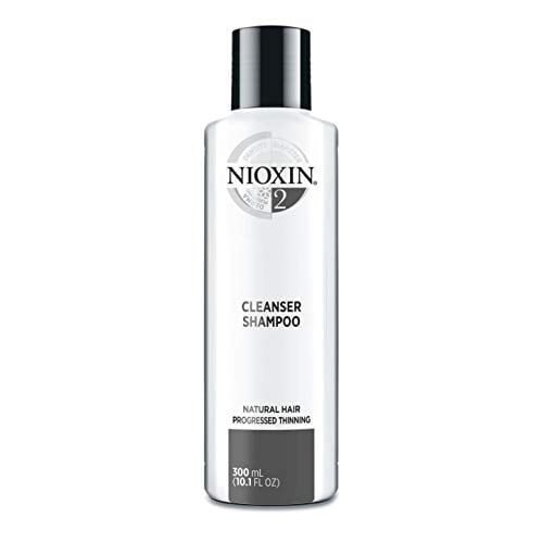 Nioxin Shampooing Nettoyant System 2 pour Cheveux Naturels avec Amincissement Progressif, 10,1 Onces