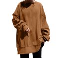 thumbnail image 1 of Timegard Sweatshirts for Women Plus Size Crewneck Pullover Drop Shoulder Long Sleeve OversizedTops, 1 of 6