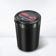 thumbnail image 1 of EGNMCR Car Accessories Car Ashtray Metal Inner Compartment Smokings In The Car Does Not Drop Ash Artifact Multi-function One-button Open Lid Car Ashtray Cars ashtray, 1 of 1