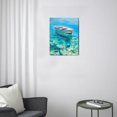 thumbnail image 3 of Sand & Surf Beautiful Beach Scene on 12x16 Canvas, Perfect Wall Decor for Home & Office, 3 of 7