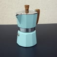 thumbnail image 2 of Classic Espresso Maker Coffee Maker Cafeteira Percolator Blue 150ml, 2 of 7