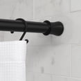 thumbnail image 2 of Mainstays Adjustable Tension Shower Curtain Rod, 50" - 86", Black, 2 of 5
