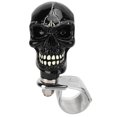thumbnail image 2 of Skull Steering Wheel , Metal Resin Wear Resistant Fade Proof Durable Steering Wheel Control Knob  For Car Black,Red, 2 of 8