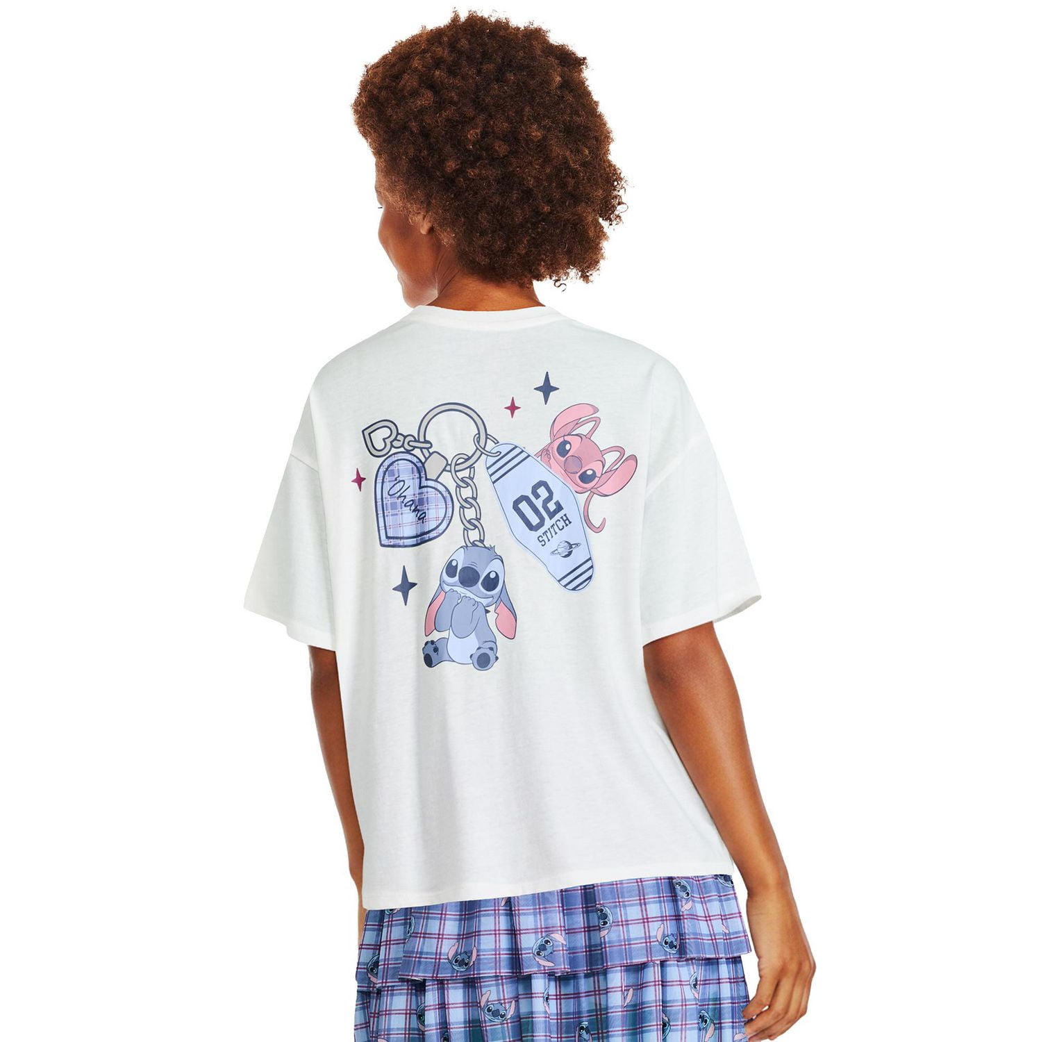Disney Girls' Stitch Short-Sleeve T-Shirt