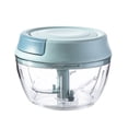 thumbnail image 4 of MesaSe Manual Food Processor Mini Pull String for Veggies  Ginger  Fruits  Nuts  Herbs  etc  Blue Medium, 4 of 7