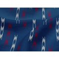 thumbnail image 4 of oneOone Viscose Jersey Fabric Arrow Sign Kasuri Decor Fabric Printed BTY 60 Inch Wide, 4 of 5