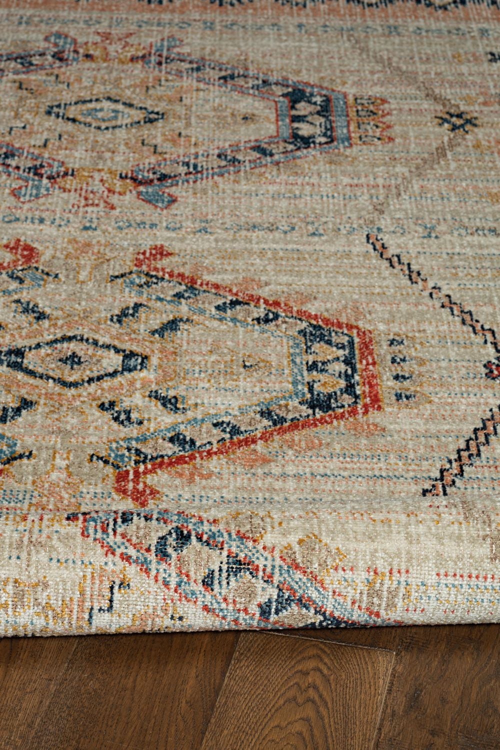 Great Zero Lana Ivory & Terracotta 5' x 7'6" Area Rug