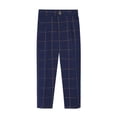 thumbnail image 1 of Diufon Toddler Boys Suit Pant Loose Button Waist Formal Performance Pant School Uniforms Trousers with Pockets, 1 of 2