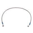 thumbnail image 4 of VONKY Motorcycle Brake Oil Hose Line Pipe Fitting Stainless Braided Steel Silver 80cm 1Set, 4 of 6
