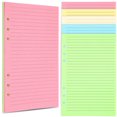 thumbnail image 1 of EIGTHTAIL 50Pcs A5 Filler Paper Planner Refill Paper Loose Leaf Binder Paper Planner Note Book Filler Paper, 1 of 6