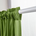 thumbnail image 4 of Innerwin Rideaux de Cuisine Déco Demi-Fenêtre Poche pour Tringle Simple Cantonnière Courte Semi-Transparente Moderne Couleur Unie Traitement de Luxe Vert L:29 Pieds' x H:24 Pieds', 4 of 5