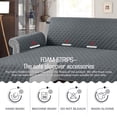 thumbnail image 4 of CHUANK Housse Imperméable pour Canapé, Housses pour Sofa en L, Housse pour Chaise Longue, Housse Réversible de Protection de Meuble pour Animaux, Enfants, Chien, Chat, Kaki P, 4 of 7