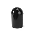 thumbnail image 1 of Loft 5 Litre (1.2 Gallon) Swing Top Mini Trash Can, Black, 1 of 3