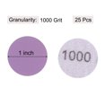 thumbnail image 2 of Unique Bargains 25 Pack 1-Inch Purple Sanding Discs 1000 Grits Hook & Loop Professional Aluminum Oxide Sandpaper Mini Size, 2 of 5