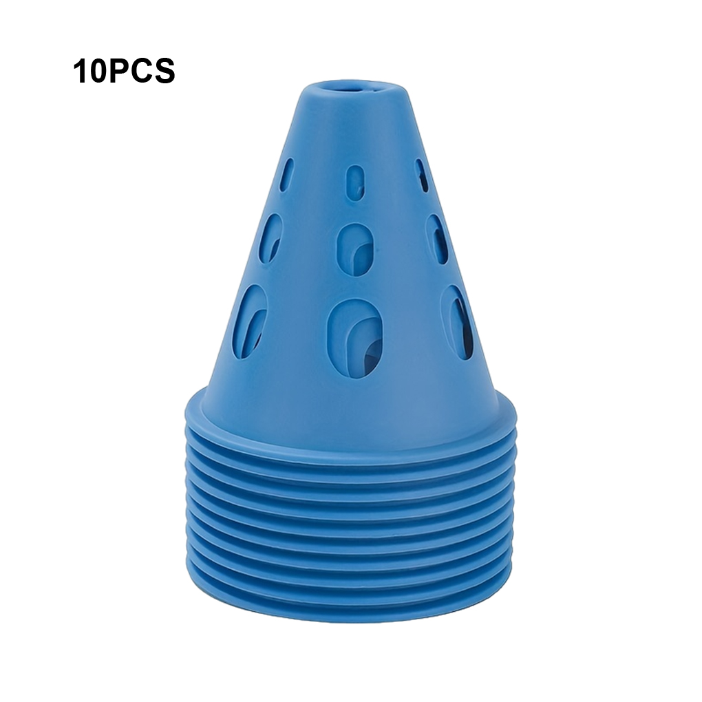 Ruiboury 10pack/lot Stadium Marking Agility Training Marker Multifunctional And Bright-Colored For Versatile blue 1Set