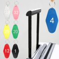 thumbnail image 3 of MesaSe 10 Pcs Key Tags Vintage Motel Keychain Fade-resistant Smooth Surface Long-lasting DIY Crafts Ornament, 3 of 10