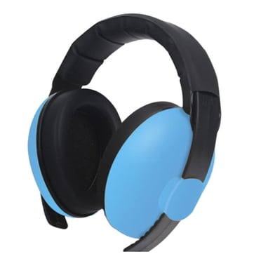 1 Pce Cache-Oreilles Anti-Bruit pour Enfants, Défenseurs d'Oreilles, Réduction du Bruit, Cache-Oreilles de Sommeil Bleu