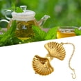 thumbnail image 4 of Lubelski Infuseur à Thé avec Crochet Réutilisable en Acier Inoxydable Mignon en Forme de Coquillage Infuseur à Thé en Vrac Accessoires de Théière, 4 of 5