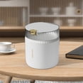 thumbnail image 1 of Fwttom Desktop Trash Can, Desktop Trash Can Living Room High Value Waste Basket Household One Button Press with Lid Large Capacity Office Plastic Plastic Trash Can, 1 of 6