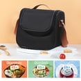 thumbnail image 5 of Btomtd Cationic Lunch Bag Lunch Bento Bag With Insulation Ice Preservation And Freshness Preservation, Black, 5 of 5