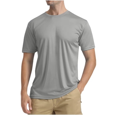 WAENQINLA Sun Protection Shirts for Men UPF 50+ SPF UV Rash Guard Swim Shirt Lightweight Crewneck Short Sleeve Tees Tops