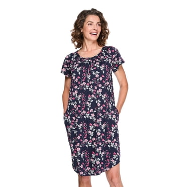 Chemise de nuit à manches évasées Iyla pour femmes