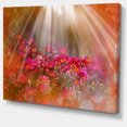 thumbnail image 2 of Sunlight over Garden with Flowers - Large Floral Canvas Artwork, 2 of 4