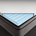 thumbnail image 1 of Dormeo Essential Mattress Topper Full Bed 2 Inch Plush Cooling Pad with Octacell Technology, 1 of 10