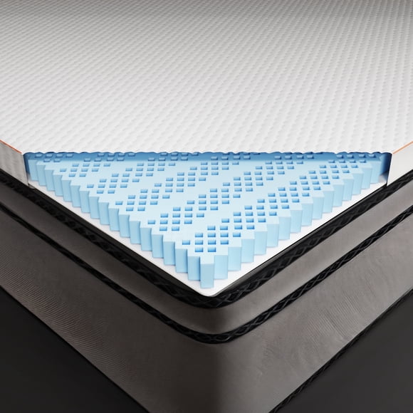 Dormeo Essential Mattress Topper Full Bed 2 Inch Plush Cooling Pad with Octacell Technology