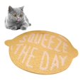thumbnail image 2 of <p>Cat Food Catching Mat, Cat Litter Mat Easy To Clean PVC Skid Resistance Flexible Decorative  For Bedroom For Pet</p>, 2 of 8