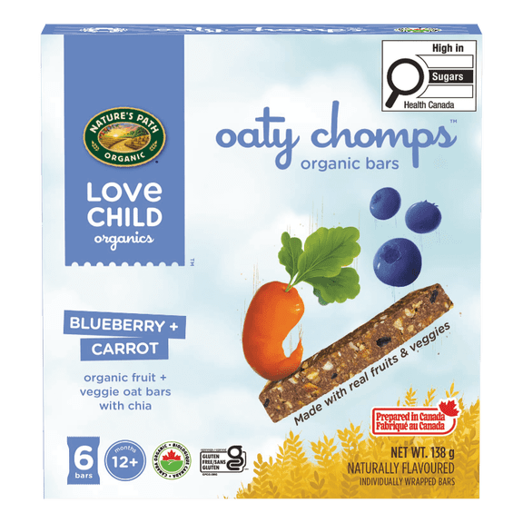 Love Child Organics Blueberry & Carrot Oaty Chomps
