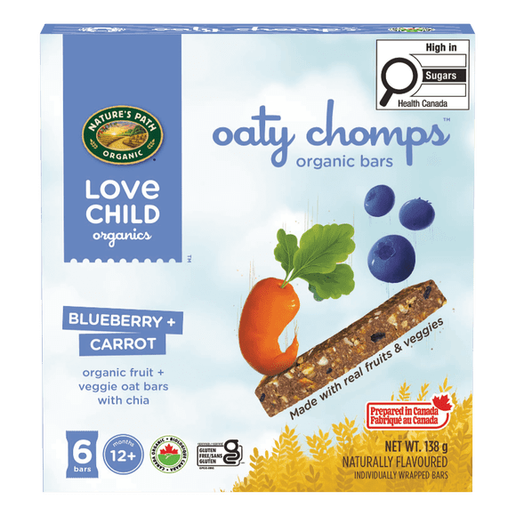 Love Child Organics Bleuet & Carotte Oaty Chomps
