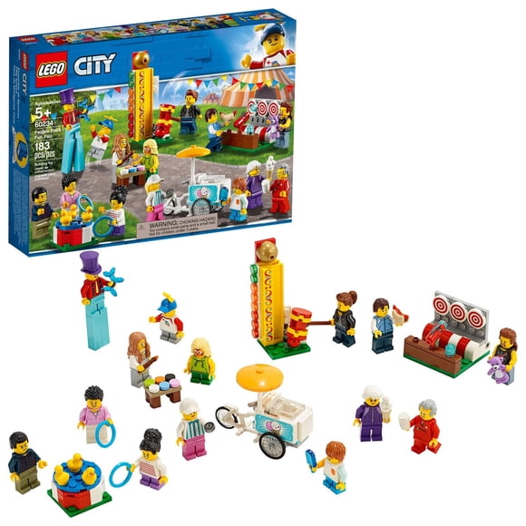 LEGO® City People Pack – Fun Fair 60234 Toy Building Kit (183 Piece)