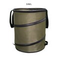 thumbnail image 3 of Becaristey Leaf Garbage Bin With Built-in Spring For Quick Opening Green Reusable Leaf Bags Green,10Gallons S, 3 of 6