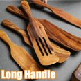 thumbnail image 1 of CUITING Wooden Spatula for Cooking  Kitchen Spatula  Natural Teak Wooden Utensils Including Wooden Paddle  Turner Spatula  Slotted Spatula and Wood Scraper  Nonstick Cookware, 1 of 7