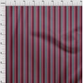 thumbnail image 2 of oneOone Cotton Silk Fabric Multicolor Stripe Print Fabric BTY 42 Inch Wide, 2 of 3