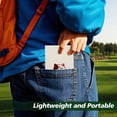 thumbnail image 3 of Livre de Score de Golf Portable avec Crayon et Carte de Score en Cuir PU Carnet de Score Animal de Dessin Animé Accessoires de Golf Expédition Directe Rouge, 3 of 6