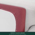 thumbnail image 4 of CHUN YI 1 Piece Cushion Cover Spandex Stretch Textured Grid Box Cushion Seat Slipcover, 4 of 6
