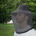 thumbnail image 4 of Mosquito Net Hat Mosquito Net Head Hat Sun Hat With Net Bee Hat Hunting Hat For Outdoor Camping And Gardening, 4 of 4