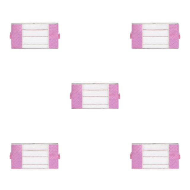 Maytalsory Efficiently Store And Clothes With Sturdy And Durable Storage Bag pink L 5Set