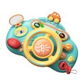 thumbnail image 3 of Steering Wheel Toy, Ideal Gift Anti Crack Simulation Steering Wheel Toy Educational Wear  Rugged Interactive  For Girls, 3 of 8