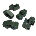 thumbnail image 2 of TISHITA Diecast Vehicle Model Cars Mini Pocket Size Sand Table Decorations for Boys Kids 5 Launching Vehicles, 2 of 5