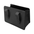 thumbnail image 1 of Car Seat Storage Bag, Leather Hanging Foldable Organizer for Vehicle Interior, 8.1 in x 5.5 in x 2.6 in, Holds Glasses Pens Cigarettes, 1 of 9
