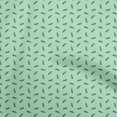 thumbnail image 1 of oneOone Cotton Poplin Twill Mint Green Fabric Retro Feather Craft Projects Decor Fabric Printed By The Yard 56 Inch Wide, 1 of 5